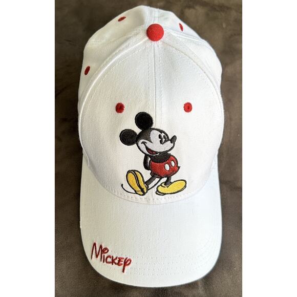Mickey Mouse Hat Baseball Cap Disney Adjustable “Mickey" Embroidered Golf Beach - Picture 1 of 7